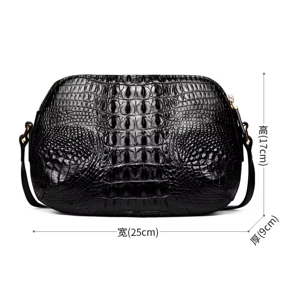 yuanyuan new  Female crocodile leather  female crocodile One shoulder  female shell bag