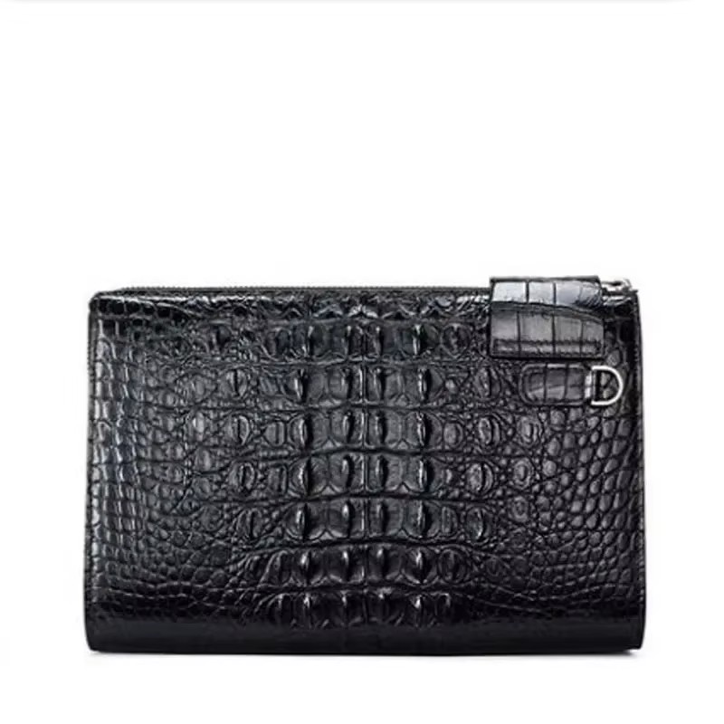 gete  new Imported crocodile leather bag hand bag for men  large capacity  hand bag for men