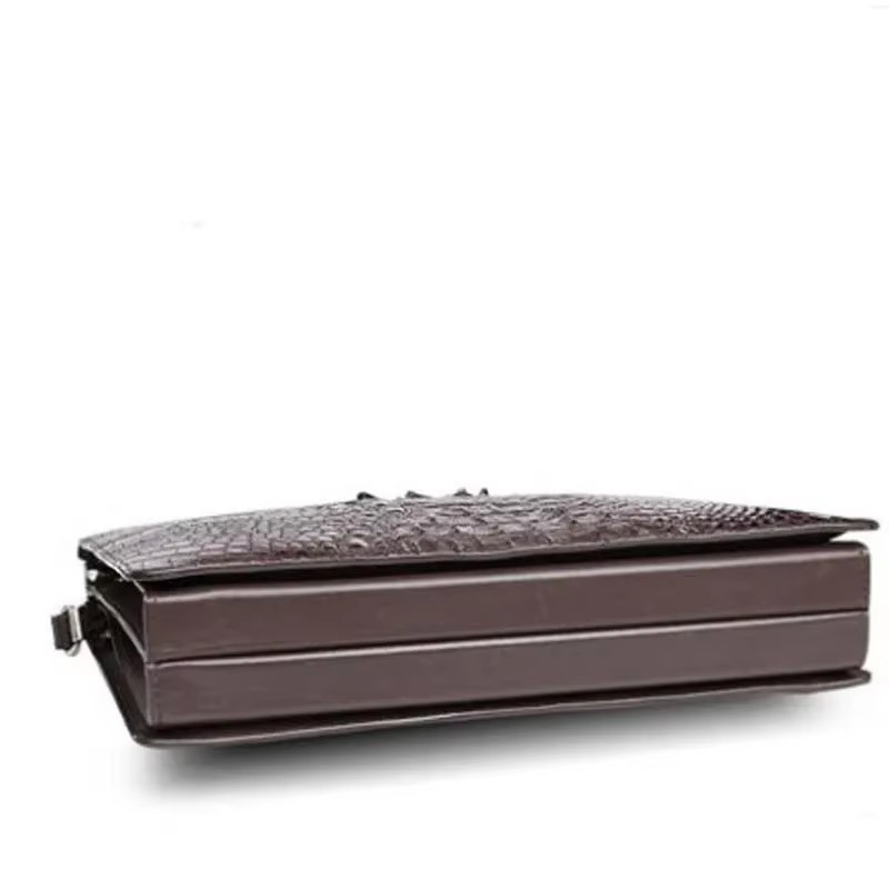 gete new Crocodile leather bag handbag for men large capacity wrist business  handbag hand  men clutch bag