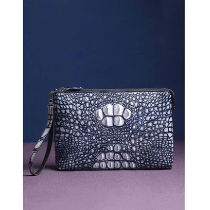 ouluoer crocodile leather bag male  handbags large capacity business  male  zipper  Long