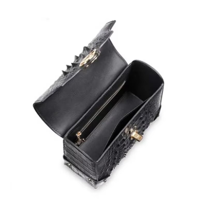ouluoer crocodile leather  bag Inclined single shoulder bag  crocodile leather women handbag  fashion  Female bag