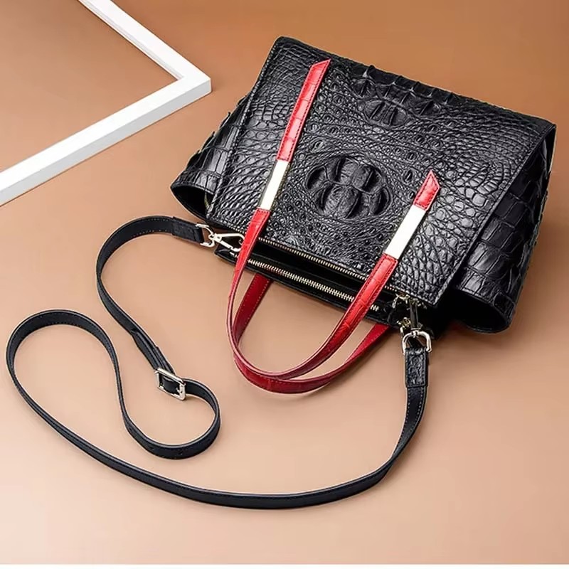 afanzhe new arrival  crocodile leather Female bag  fashion  Tote bags  leisure  Single shoulder women bag
