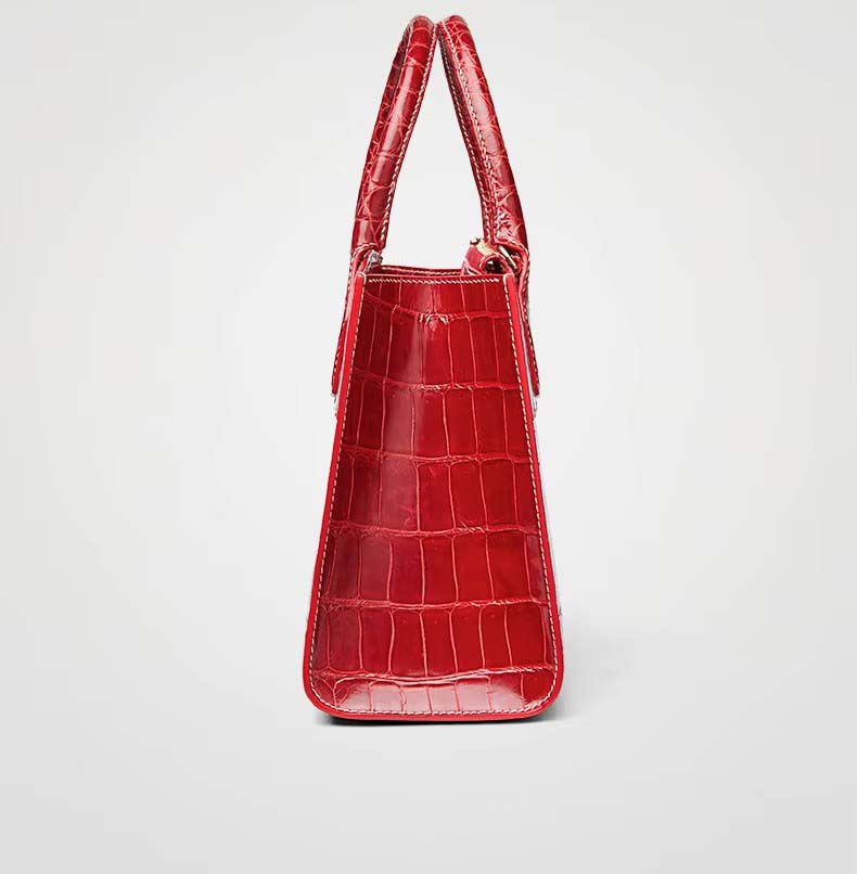  gete new 2026Crocodile leather handbag 、lady crocodile handbag for women estuarine crocodile handbag for femal handbag