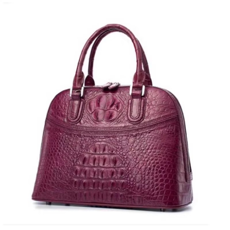 gete  new Imported crocodile leather  handbag  crocodile bag fashion trend European and American style  lady bag