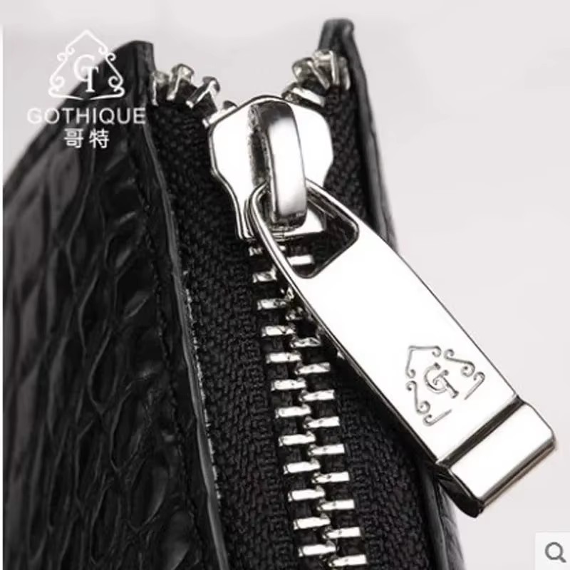 gete new New crocodile leather bag handbag large capacity wallet crocodile bag business men wrist  big