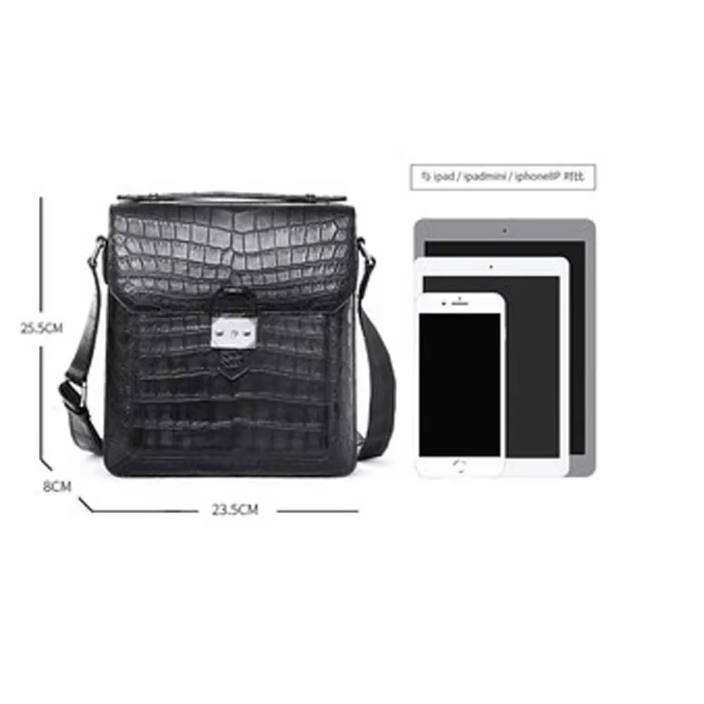 ouluoer new   crocodile leather bag Men bags   fashion  Single shoulder bag  male leisure  male bag