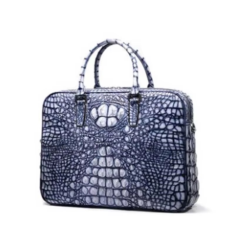 ouluoer crocodile leather bag  Men bags  one shoulder large capacity  Laptop bag  business  leisure  male men handbag