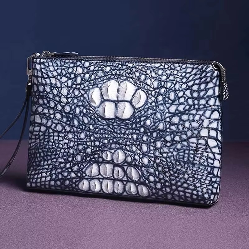ouluoer crocodile leather bag male  handbags large capacity business  male  zipper  Long