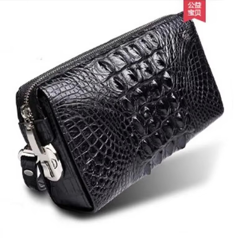 gete  new men clutch bag for male  large capacity crocodile leather bag password