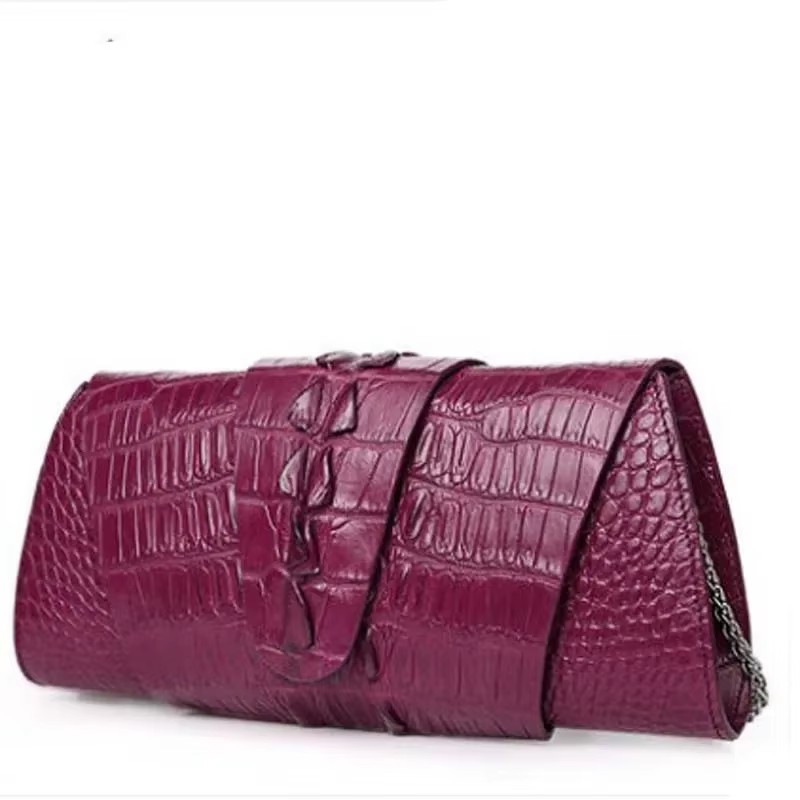 gete 2026 new Imported crocodile leather single shoulder crossbody  women chain bag Dinner Bag Fashion leisure for travel