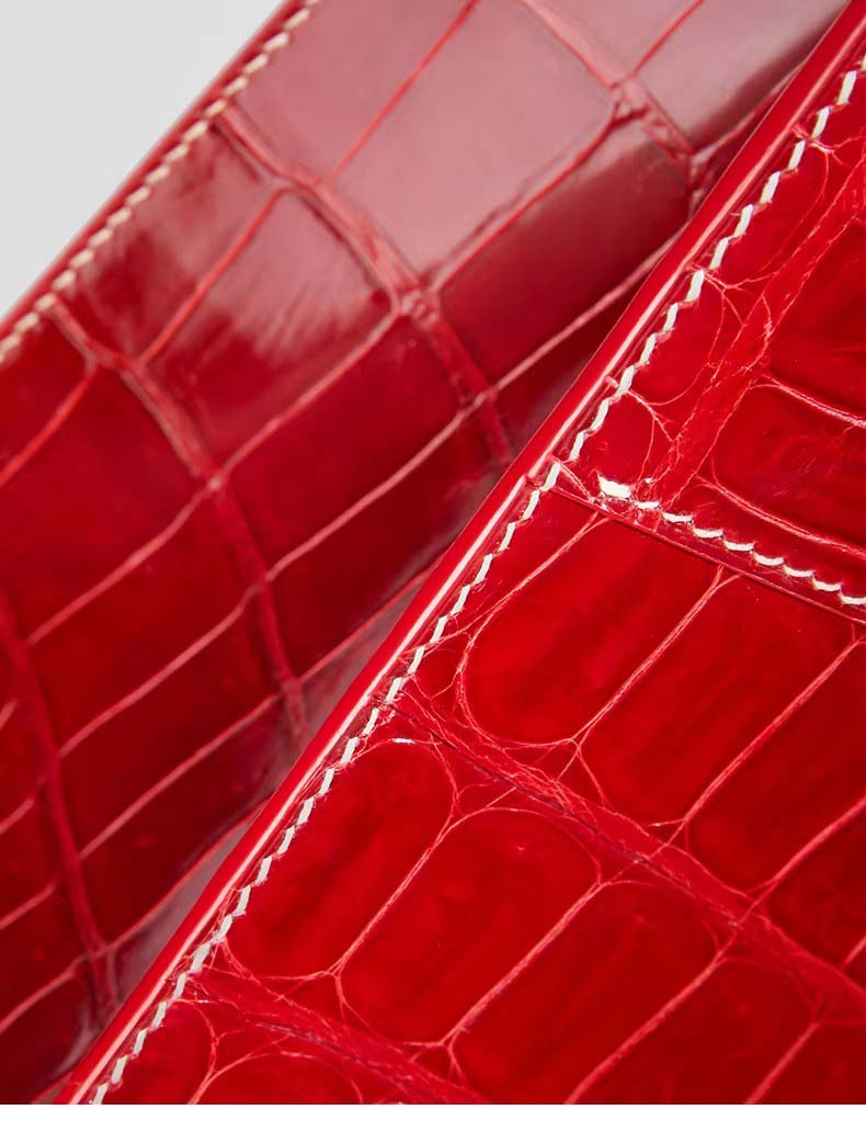 gete new 2026Crocodile leather handbag 、lady crocodile handbag for women estuarine crocodile handbag for femal handbag