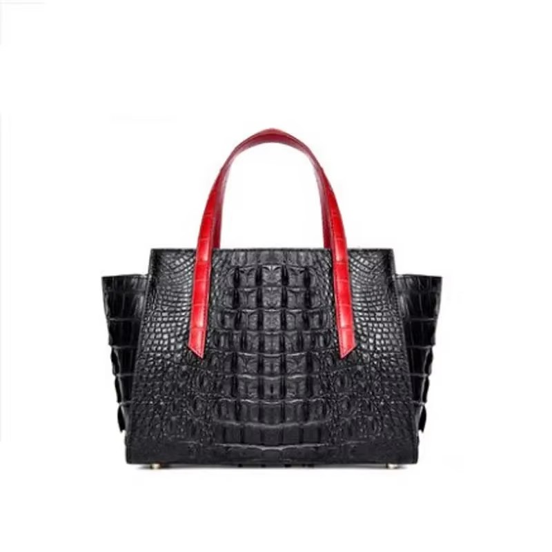 ouluoer New crocodile leather handbag for ladies leather bag large capacity color wing bag women handbag