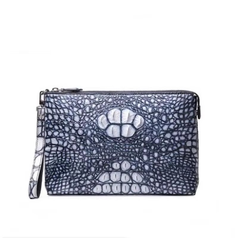 ouluoer crocodile leather bag male  handbags large capacity business  male  zipper  Long