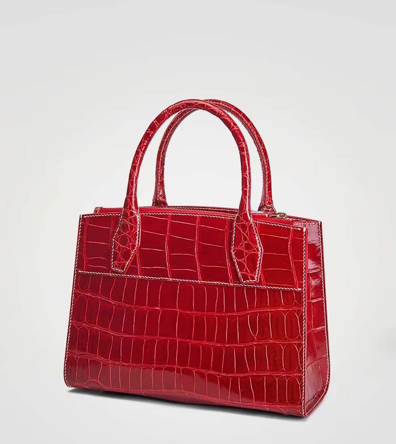  gete new 2026Crocodile leather handbag 、lady crocodile handbag for women estuarine crocodile handbag for femal handbag