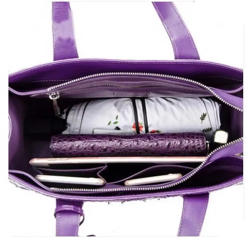 ouluoer crocodile leather lady handbag leather one shoulder cross body bag fashion large capacity bag fashion