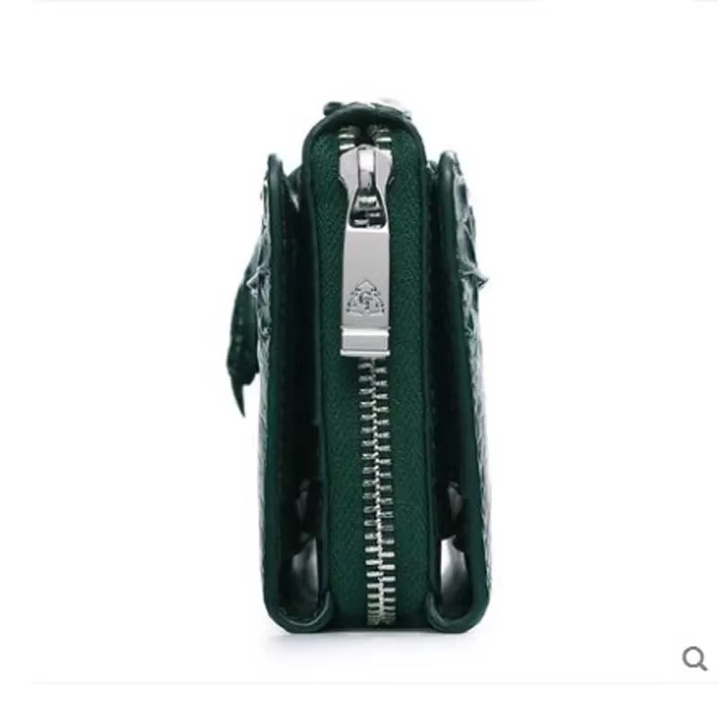 gete 2026 new crocodile leather bag clutch for ladies leather fashion dinner bag long purse crocodile bag women