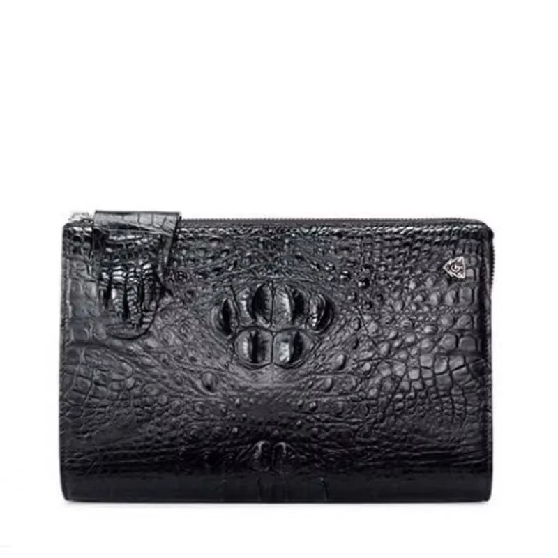 gete  new Imported crocodile leather bag hand bag for men  large capacity  hand bag for men