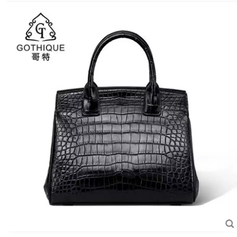 gete 2026 new new  crocodile leather bag fashion handbag simple cross women handbag