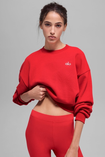 Cropped Accolade Crewneck