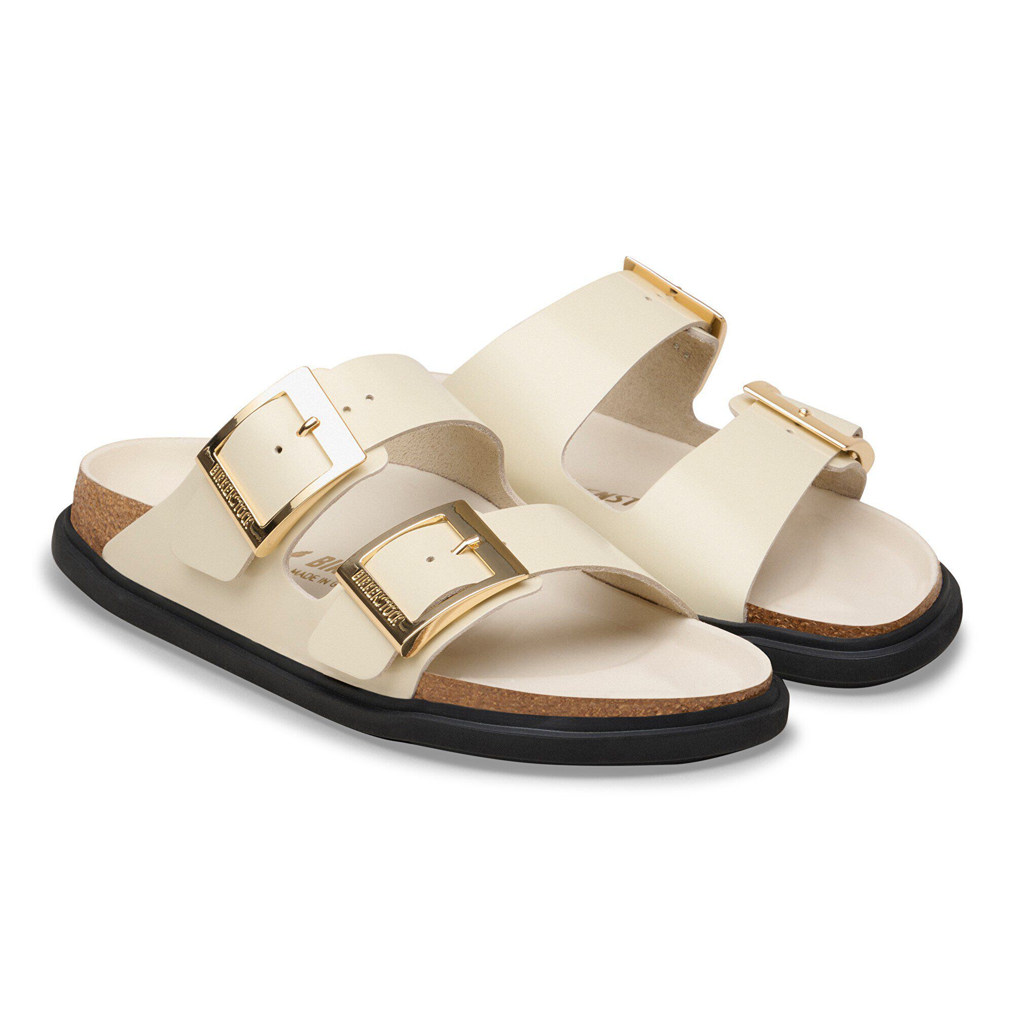 아리조나 드롭렛 버클 천연 가죽 페이턴트 - 하이 샤인 에크루 - 1031807 - 이미지 5