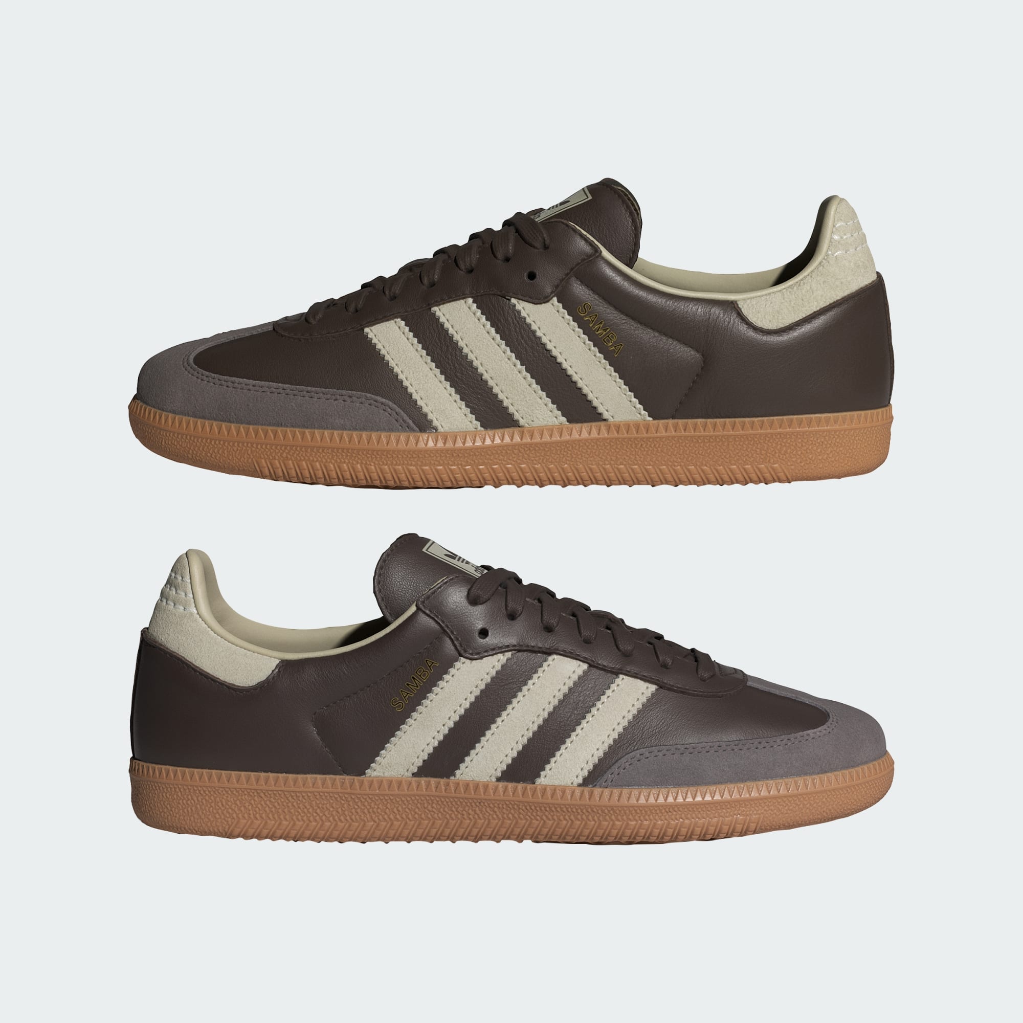 Scarpe Samba OG - Brown / Putty Grey / Gold Metallic - immagine 11