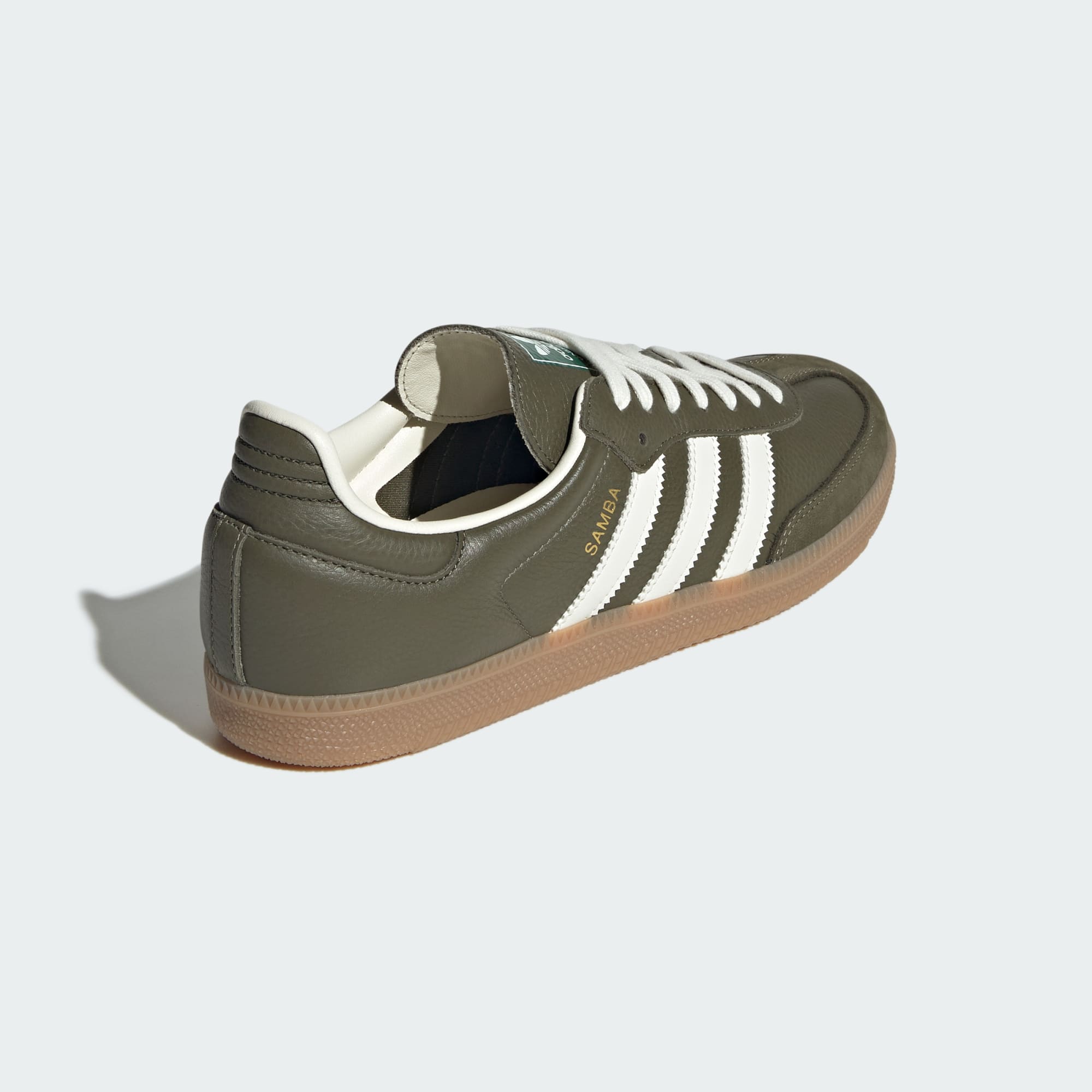 Scarpe Samba OG - Medium Dark Khaki / Off White / Gum - immagine 6