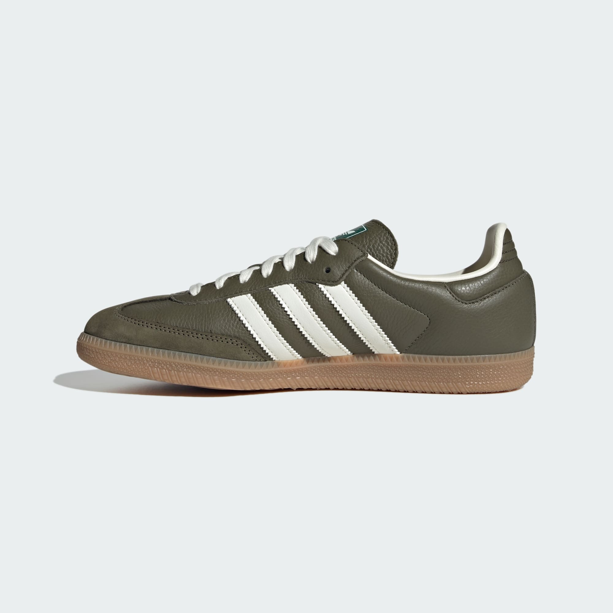 Scarpe Samba OG - Medium Dark Khaki / Off White / Gum - immagine 7