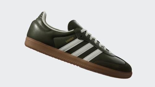 Scarpe Samba OG - Medium Dark Khaki / Off White / Gum - immagine 2