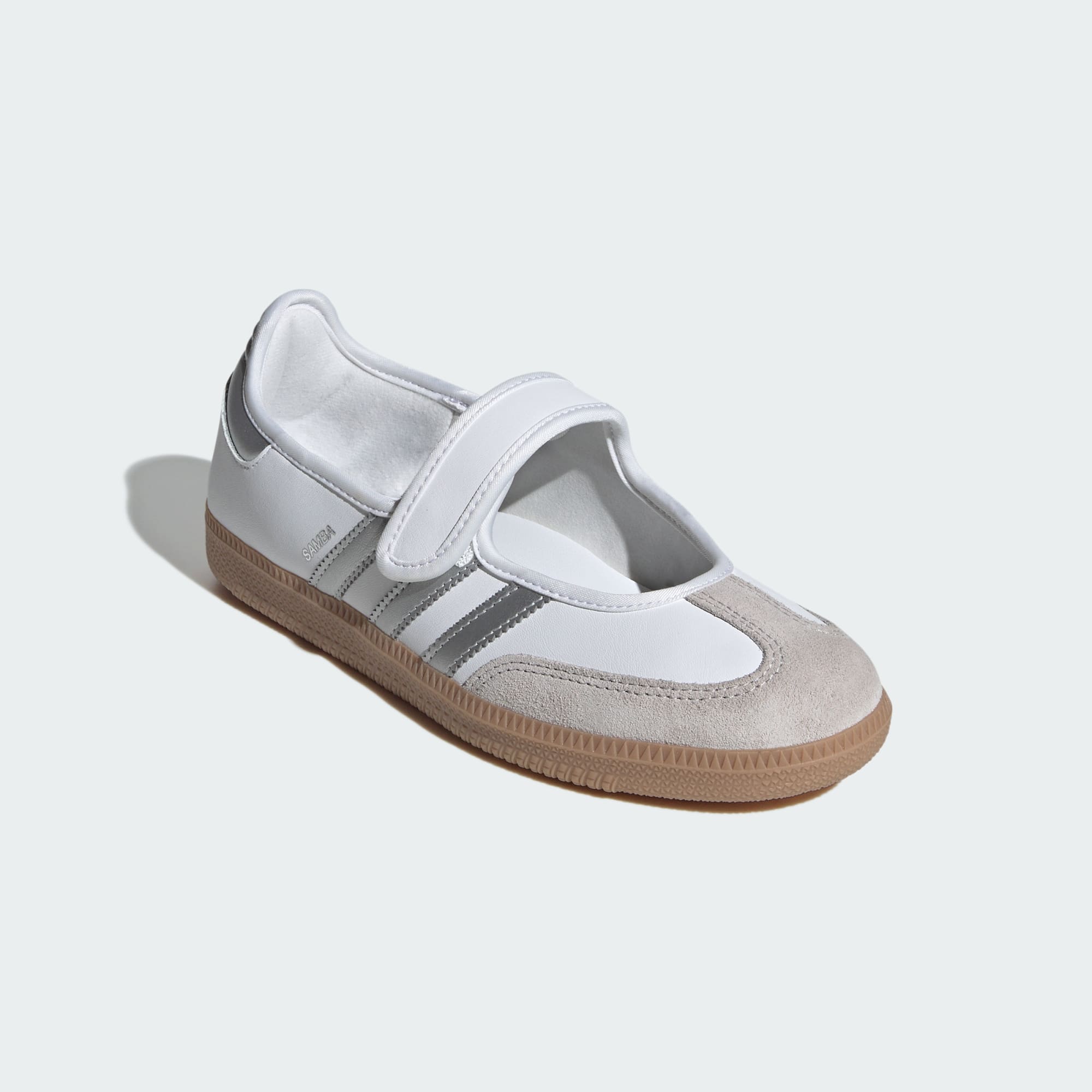 삼바 제인 - Cloud White / Silver Metallic / Gum