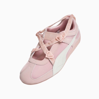 푸마 X 파워퍼프걸 스피드캣 고 PUMA X POWERPUFFGIRLS Speedcat Go - Mauve Mist-Warm White