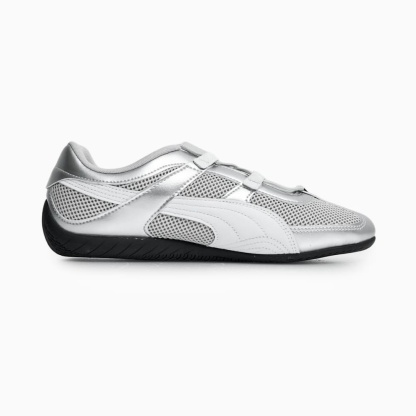 스피드캣 고 메탈릭 우먼스 Speedcat Go Metallic Wns - PUMA Silver-PUMA White-PUMA Black