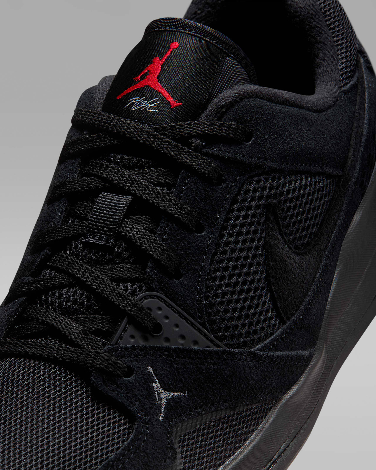 조던 컴포트 에라 남성 신발 - 블랙/짐 레드/앤트러사이트/블랙