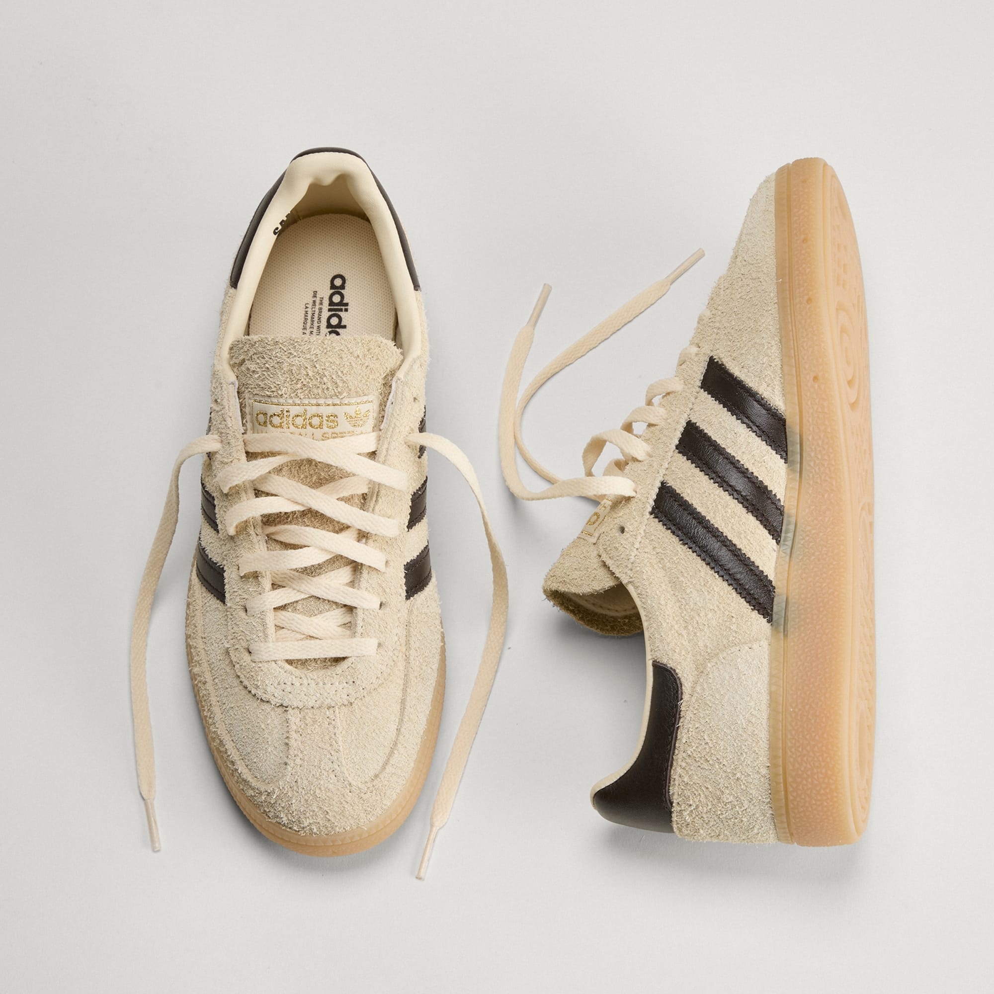 HANDBALL SPEZIAL SHOES - Warm Vanilla / Aurora Coffee / Gold Metallic - KK0932 - HeroMrktng View 5