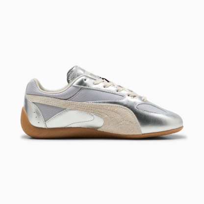 스피드캣 메탈릭 루 우먼스 Speedcat Lou Metallic Wns - Vibrant Silver-Gum
