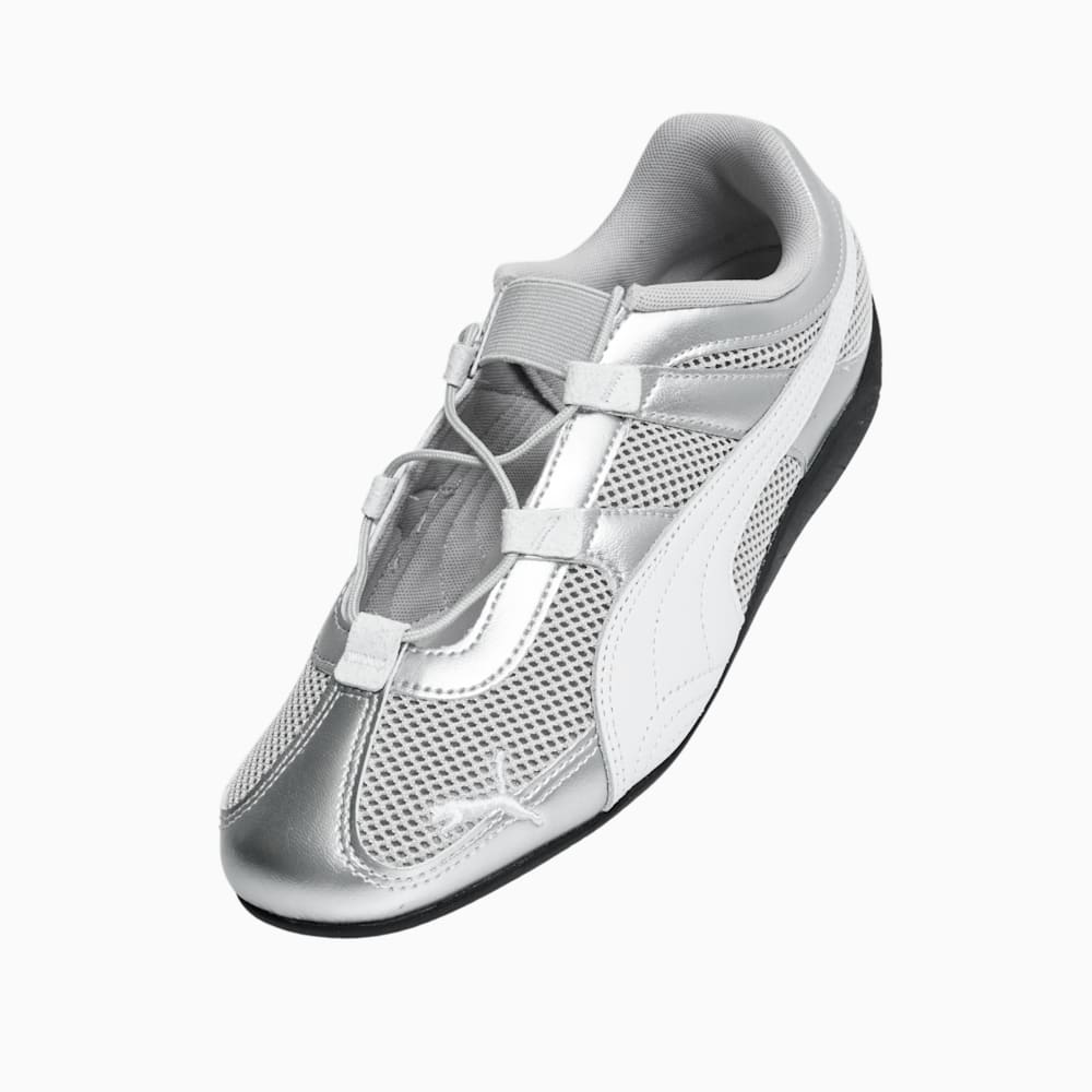스피드캣 고 메탈릭 우먼스 Speedcat Go Metallic Wns - PUMA Silver-PUMA White-PUMA Black