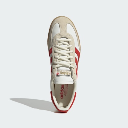 핸드볼 스페지알 - Core White / Better Scarlet / Gum - IH6587 - Top Portrait View