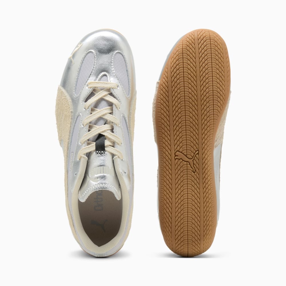 스피드캣 메탈릭 루 우먼스 Speedcat Lou Metallic Wns - Vibrant Silver-Gum
