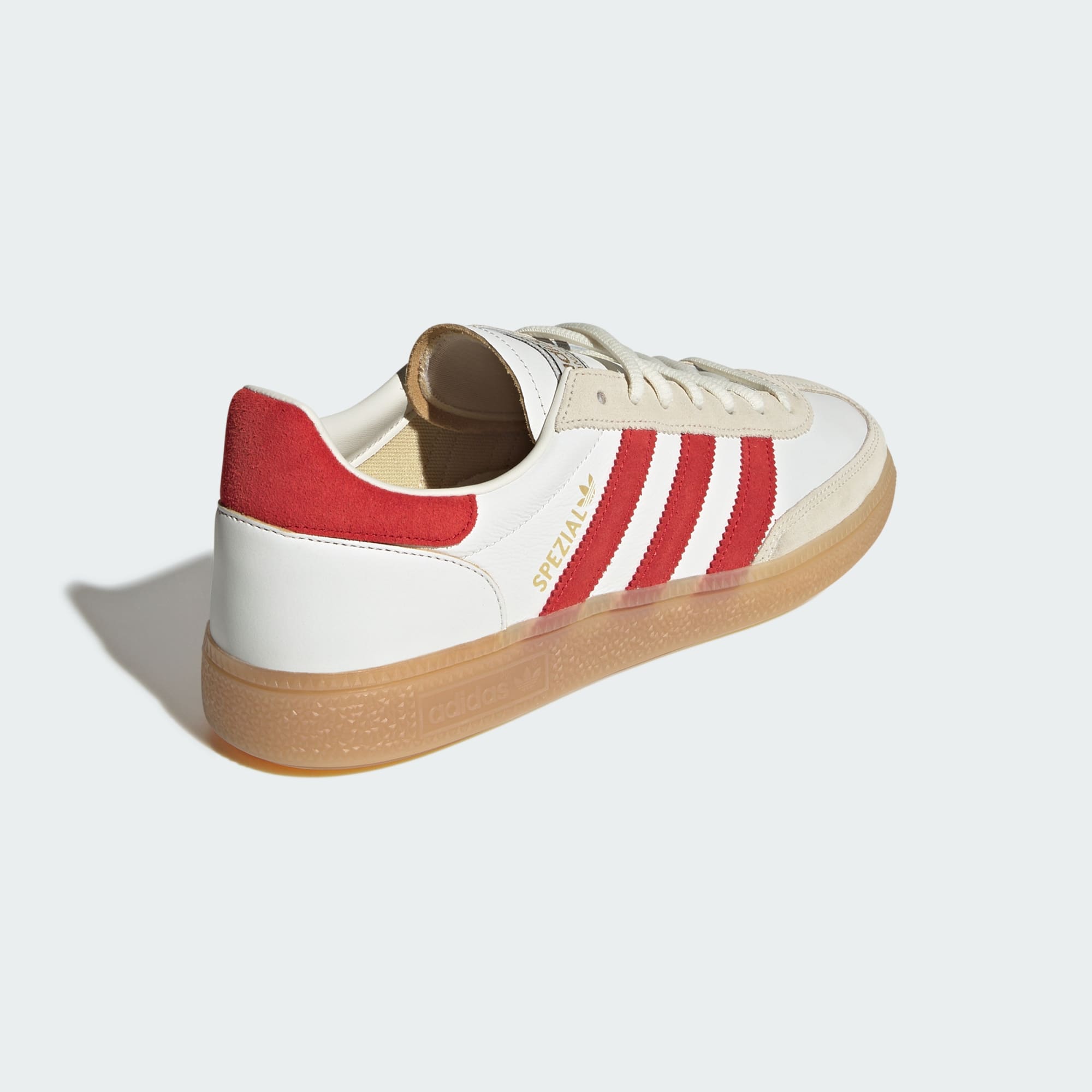 핸드볼 스페지알 - Core White / Better Scarlet / Gum - IH6587 - Back Lateral Top View