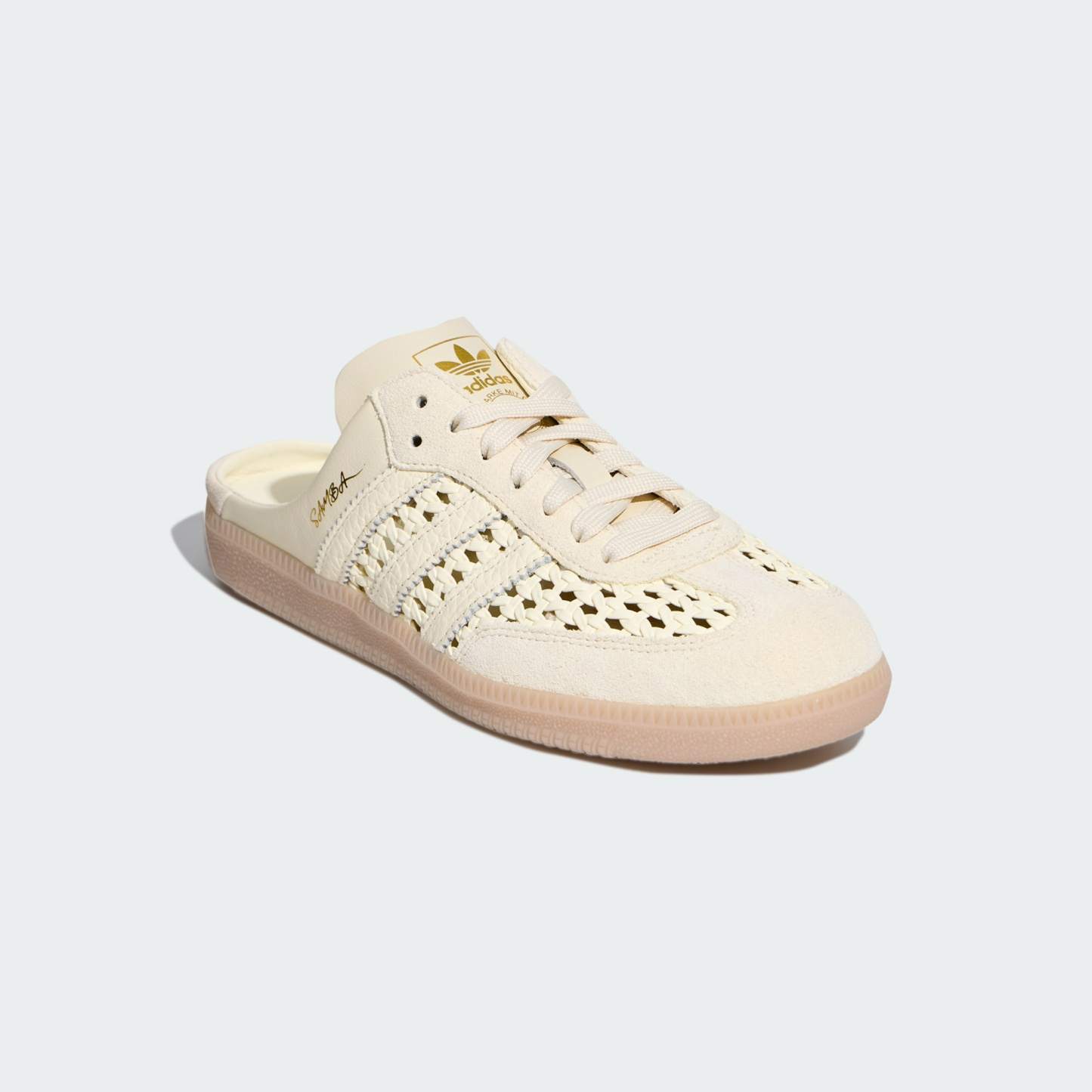 삼바 OG 뮬 - Cream White / Cream White / Gold Metallic