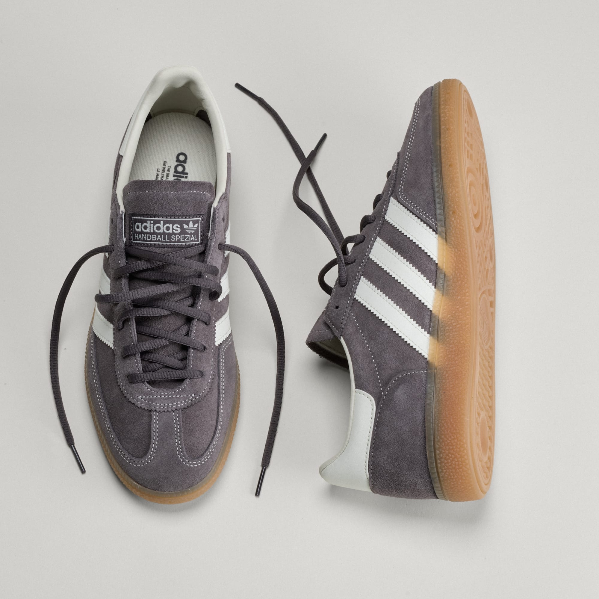 핸드볼 스페지알 - Grey Strata / Off White / Gum - KZ6705 - HeroMrktng View 5