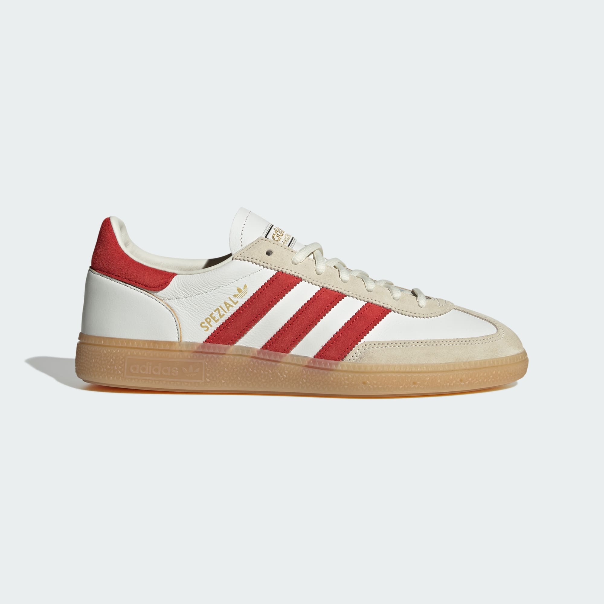 핸드볼 스페지알 - Core White / Better Scarlet / Gum - IH6587 - Side Lateral Center View