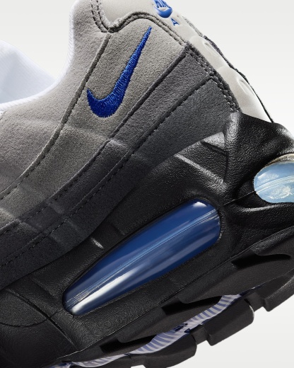 나이키 에어맥스 95 빅 버블 여성 신발 - 블랙/화이트/미디엄 그레이/올드 로얄