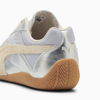 스피드캣 메탈릭 루 우먼스 Speedcat Lou Metallic Wns - Vibrant Silver-Gum