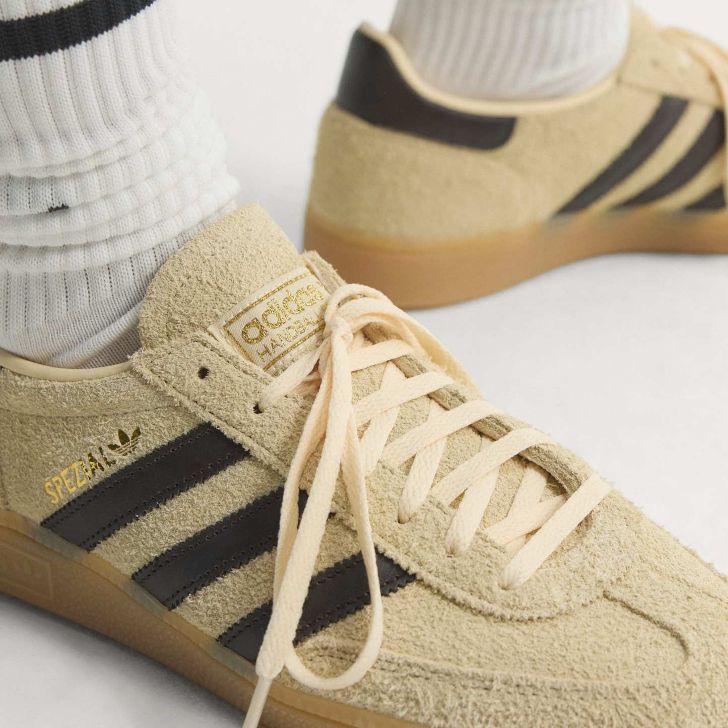 HANDBALL SPEZIAL SHOES - Warm Vanilla / Aurora Coffee / Gold Metallic - KK0932 - HeroMrktng View 7