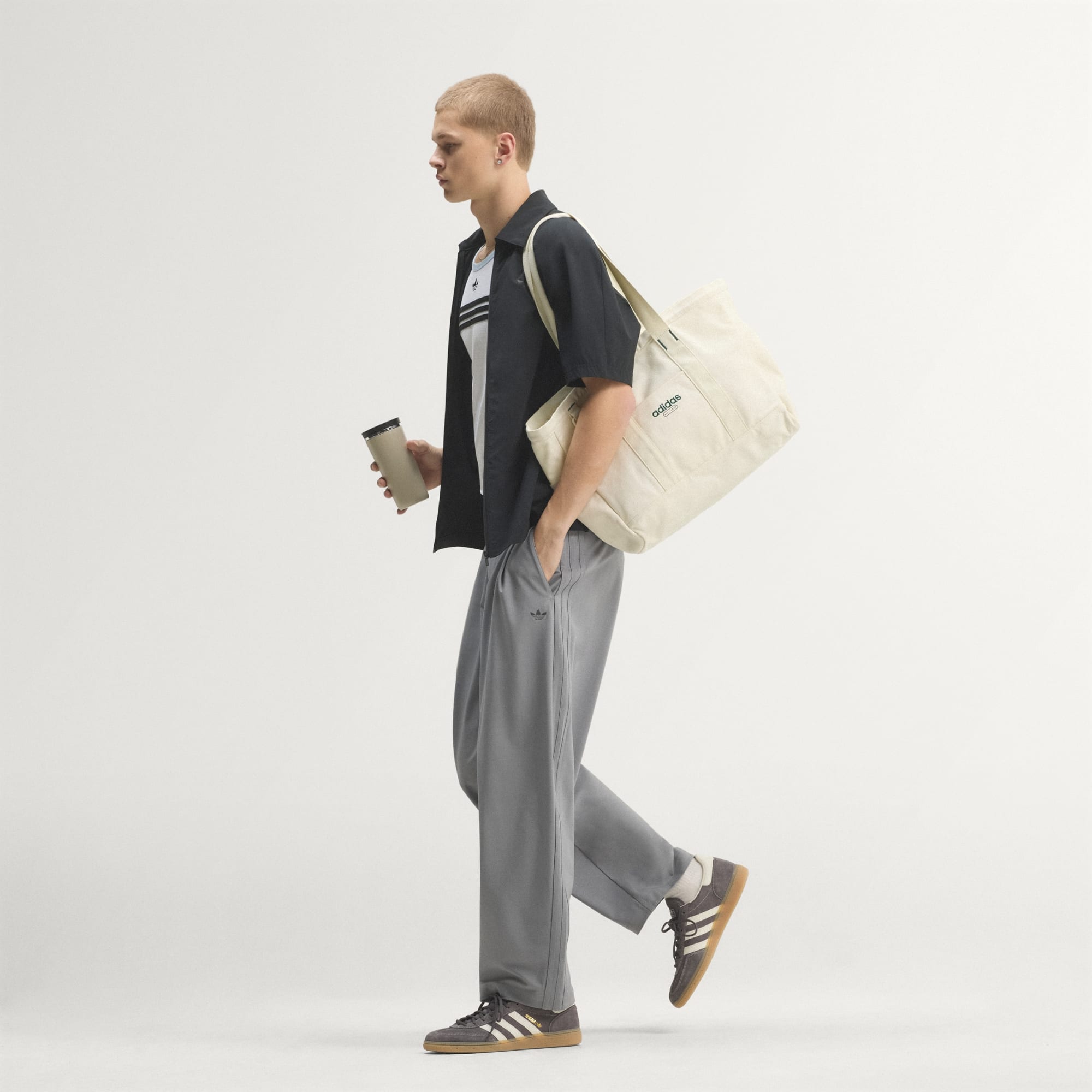 핸드볼 스페지알 - Grey Strata / Off White / Gum - KZ6705 - HeroMrktng View 6