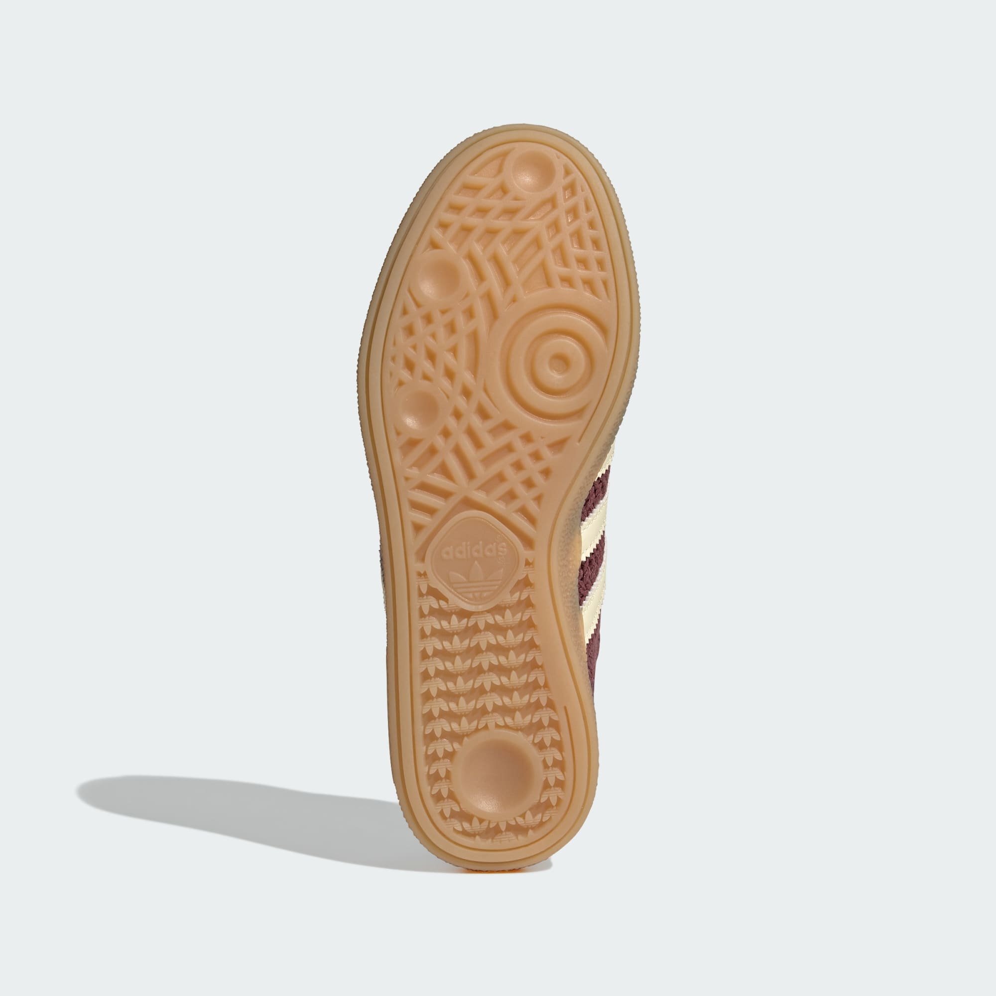HANDBALL SPEZIAL SHOES - Burgundy / Warm Vanilla / Gum - LA7832 - Bottom View