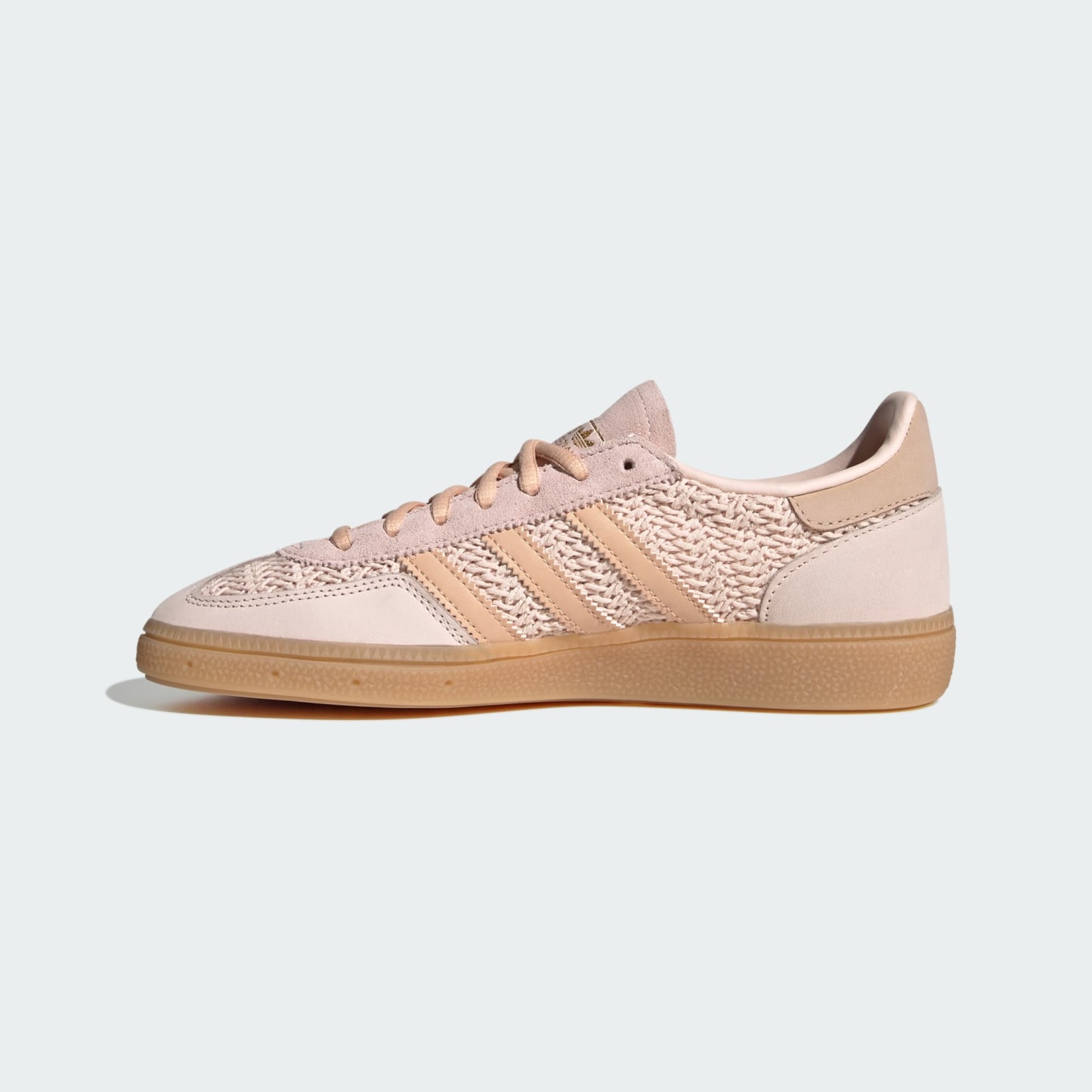 HANDBALL SPEZIAL SHOES - Wonder Quartz / Halo Blush / Gum - LA7833 - Side Medial Center View