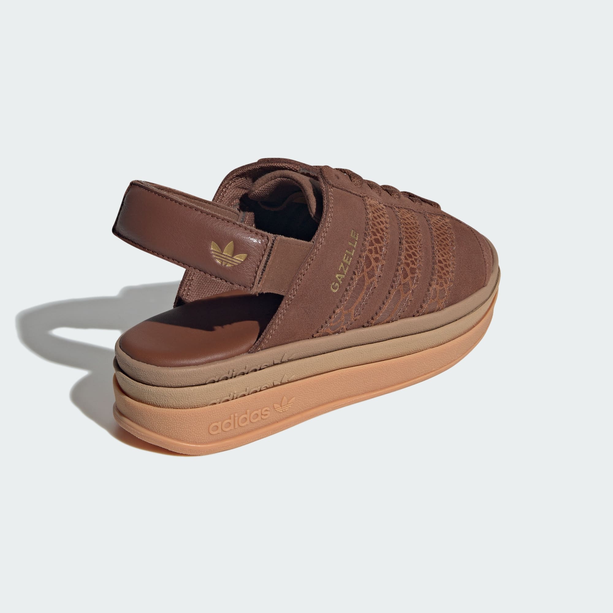 가젤 볼드 샌들 - Preloved Brown / Preloved Brown / Gold Metallic
