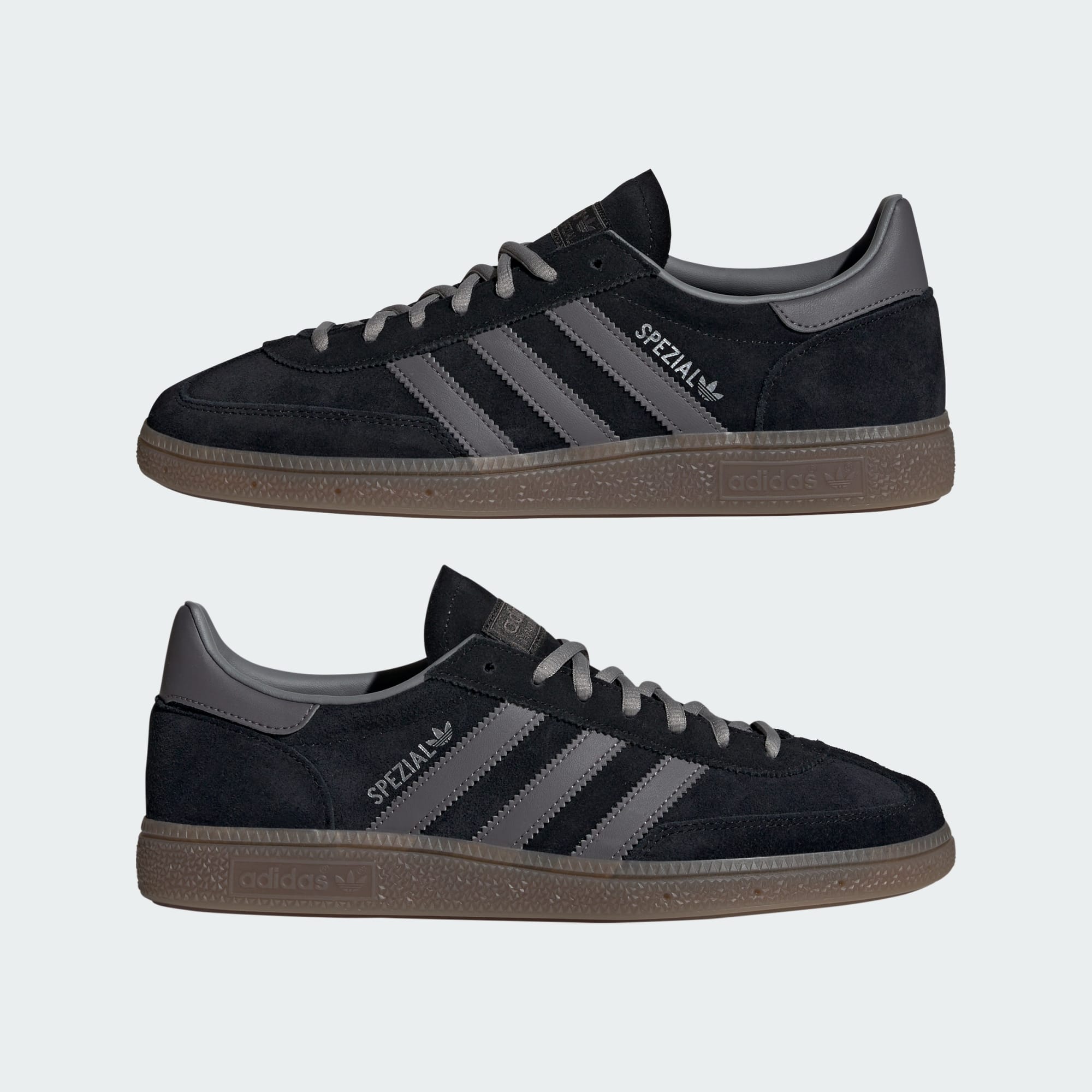 핸드볼 스페지알 - Core Black / Grey Strata / Gum - KZ6707 - Mirrored Pair View