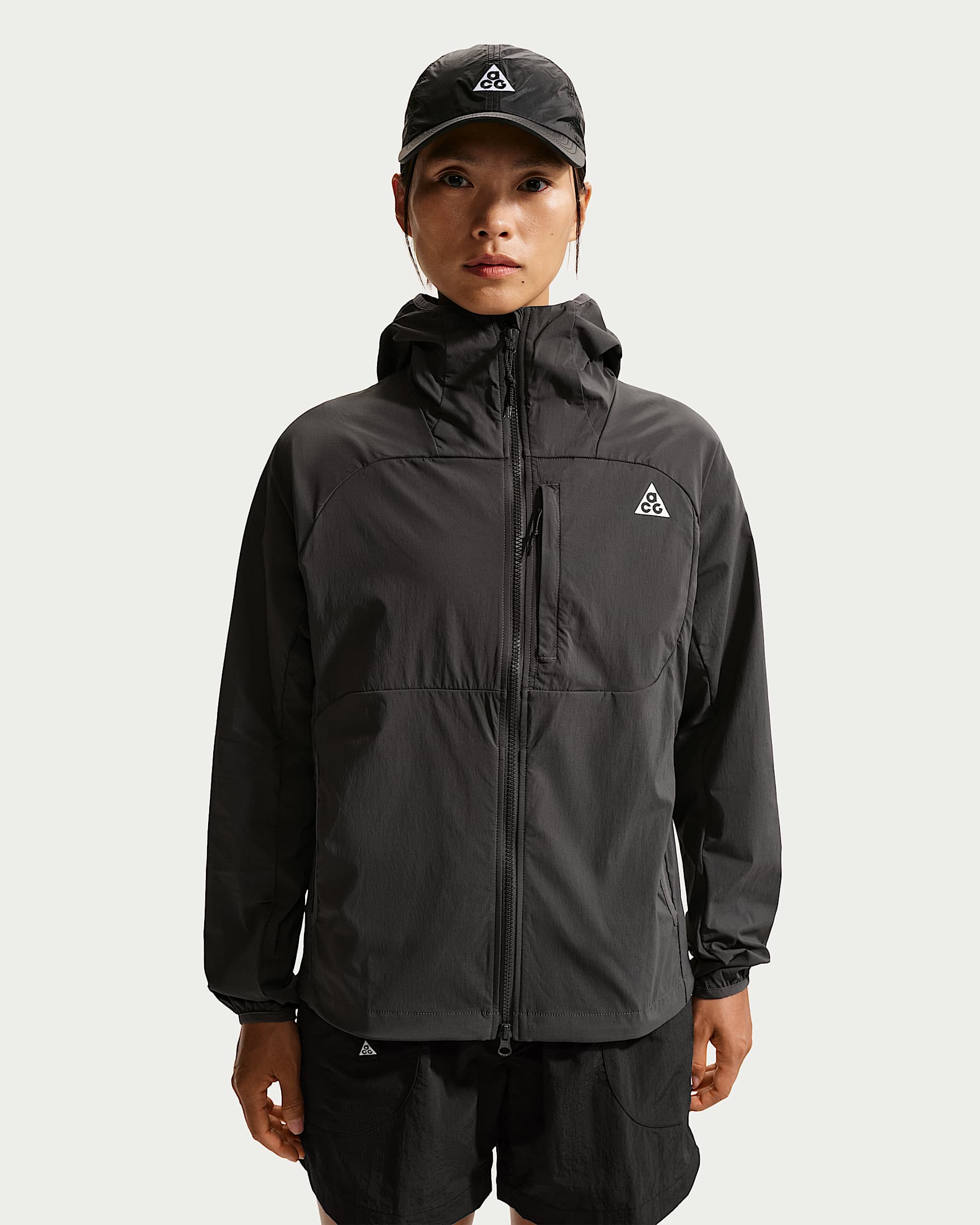 ACG 파이브 타워스 여성 UV 차단 재킷 - 앤트러사이트/앤트러사이트/서밋 화이트